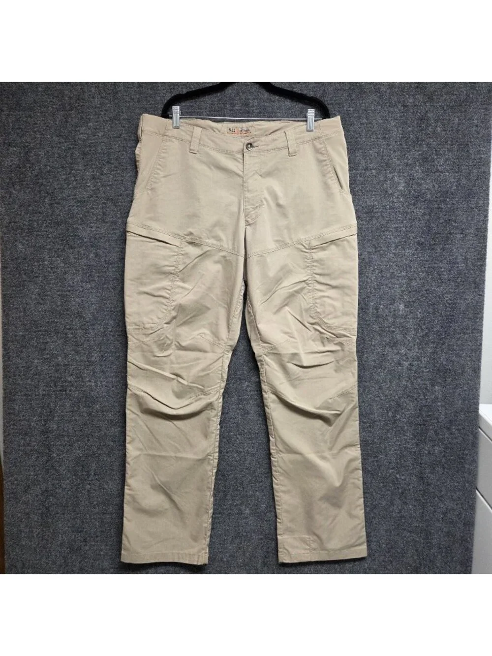 5.11 Tactical Apex Pants Mens 40x34 Khaki Tan Cargo Stretch Performance 74434